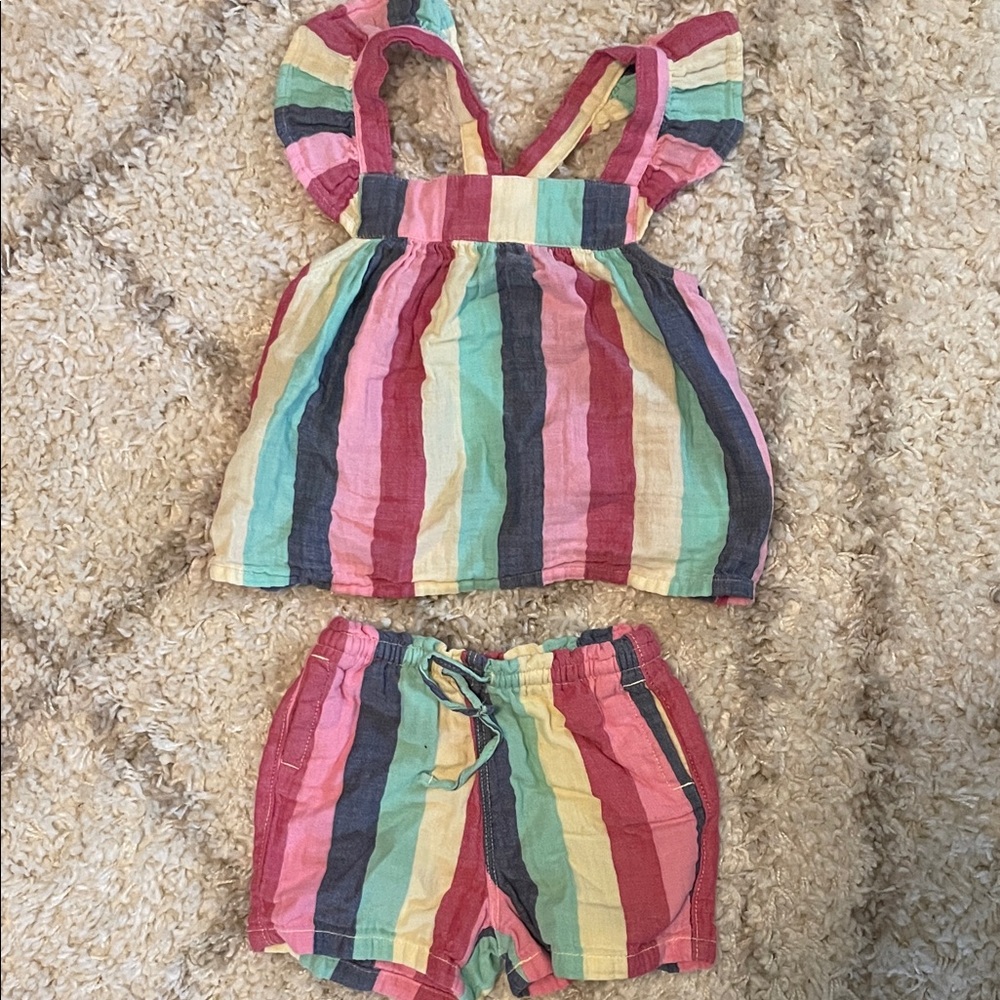 Old Navy Kids Striped Matching Set - Multicolor